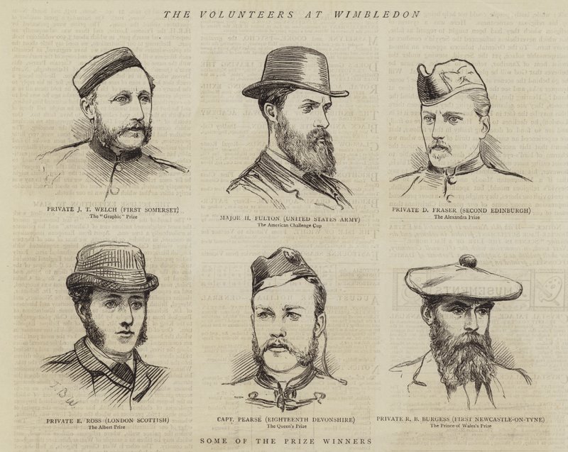 Wolontariusze Wimbledonu autorstwa Theodore Blake Wirgman