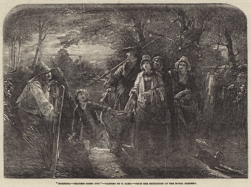 Rano Żniwiarze wychodzą autorstwa Thomas Faed