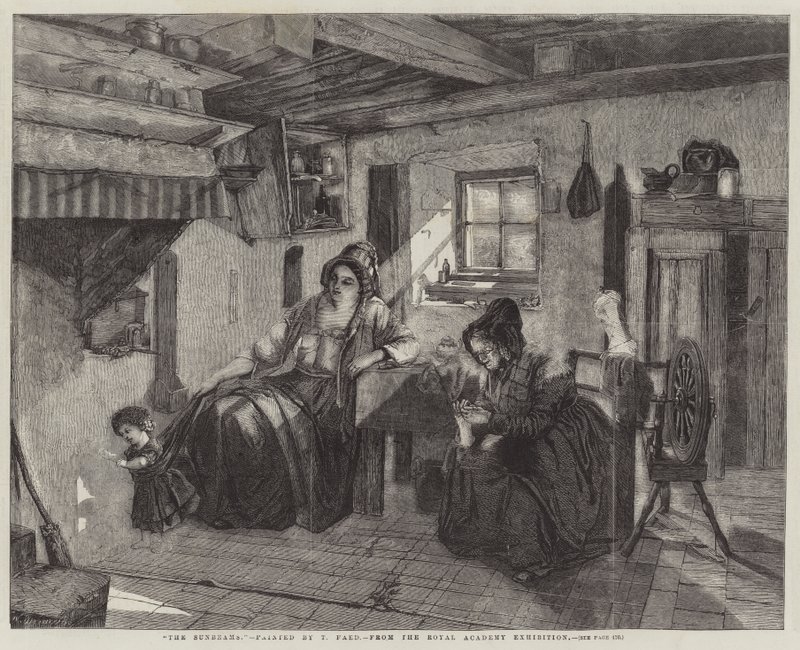 Promienie słońca autorstwa Thomas Faed