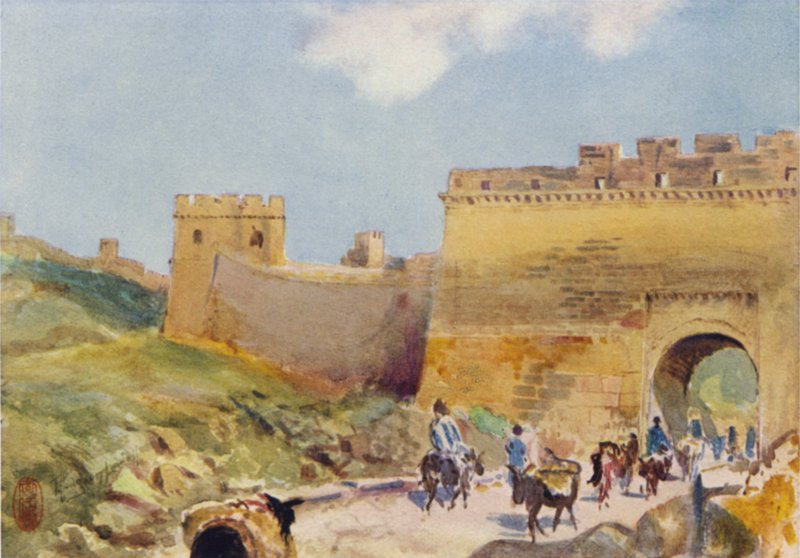 Przełęcz Nankowska, Brama Wielkiego Muru autorstwa Thomas Hodgson Liddell