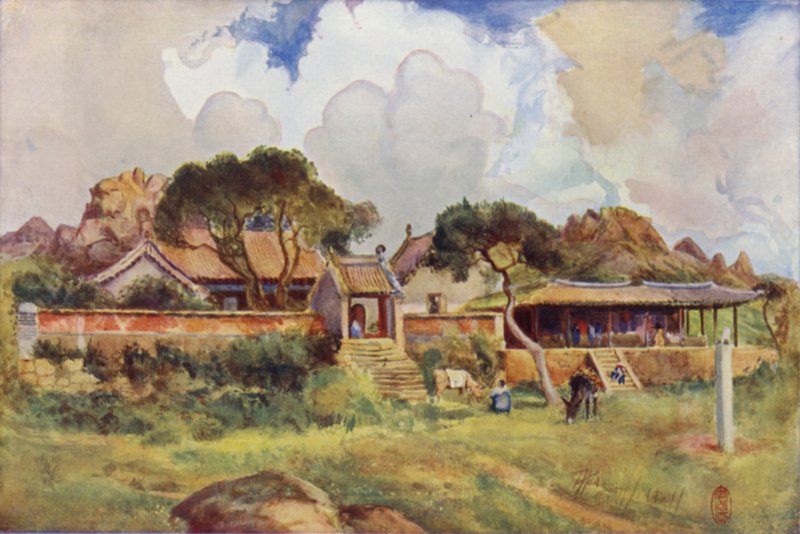 Skalna Świątynia, Pei-Tai-Ho autorstwa Thomas Hodgson Liddell