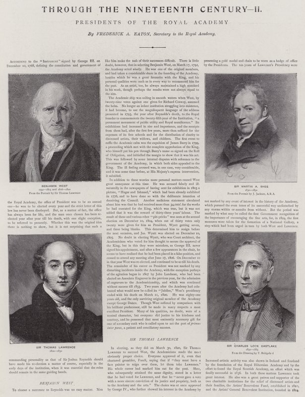 Prezydenci Akademii Królewskiej autorstwa Thomas Lawrence
