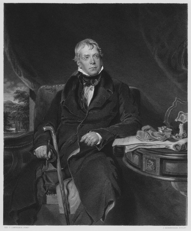 Sir Walter Scott, Baronet, ze zdjęcia w Królewskiej Kolekcji autorstwa Thomas Lawrence