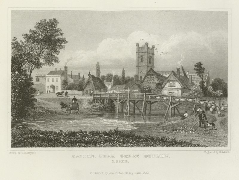 Easton, niedaleko Great Dunmow, Essex autorstwa Thomas Mann Baynes