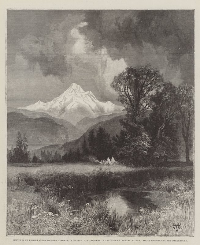 Szkice w Kolumbii Brytyjskiej autorstwa Thomas Moran