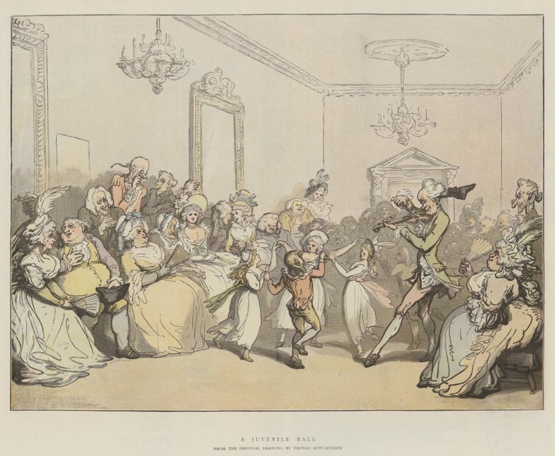 Piłka dla nieletnich autorstwa Thomas Rowlandson
