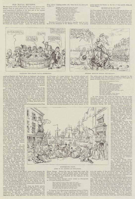 Stare recenzje marynarki wojennej autorstwa Thomas Rowlandson