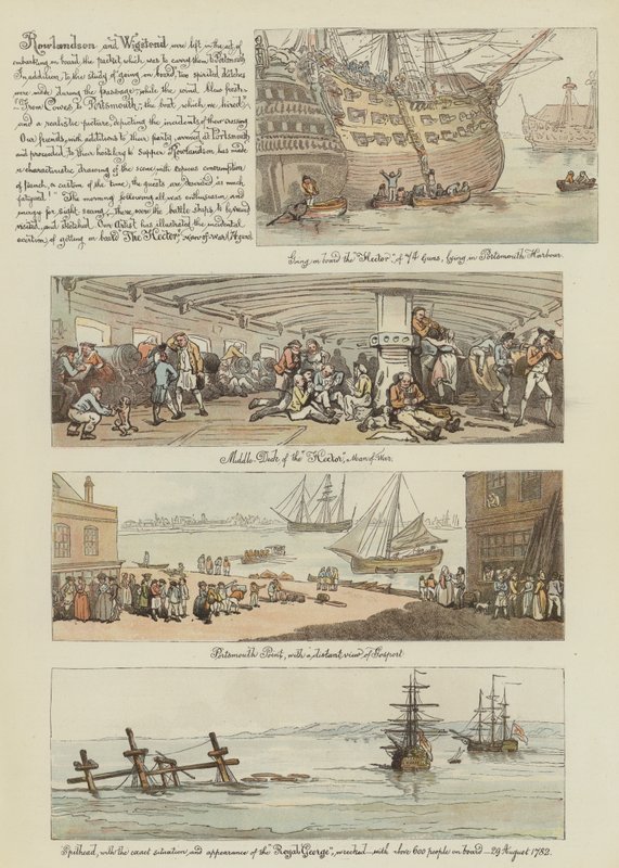 Rowlandsona Tour w bryczce pocztowej, 1782 (chromolitho) autorstwa Thomas Rowlandson