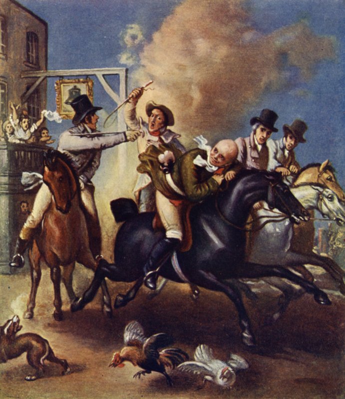 Jazda Johna Gilpina autorstwa Thomas Stothard
