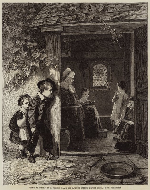Iść do szkoły autorstwa Thomas Webster