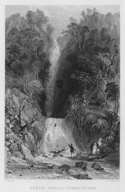 Scale Force, Cumberland (grawerowanie) autorstwa Thomas (after) Allom