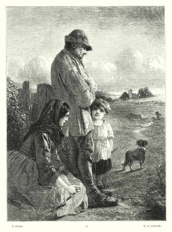 Childe Harold Lorda Byrona, Canto I, strofa 13 (grawerowanie) autorstwa Thomas (after) Faed