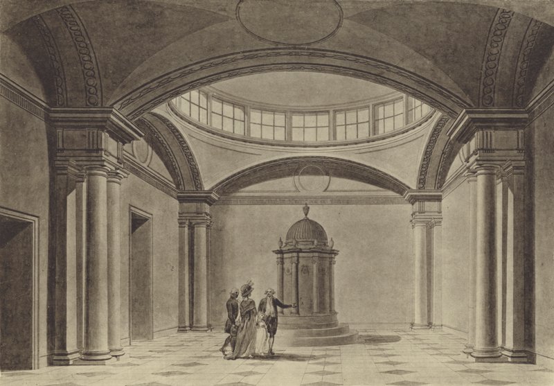Biuro obniżonej renty rocznej sir Roberta Taylora o cztery procent, Bank of England autorstwa Thomas (after) Malton