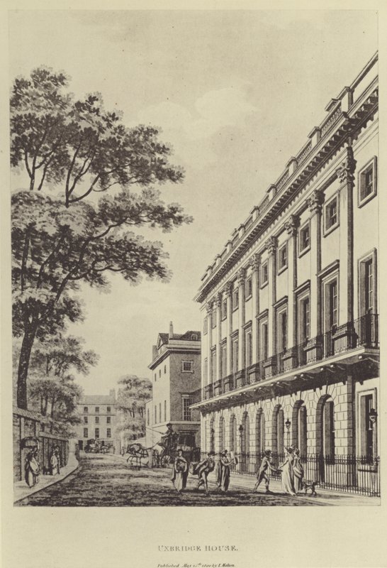 Zachodni oddział Banku Anglii w Burlington Gardens (lito) autorstwa Thomas (after) Malton