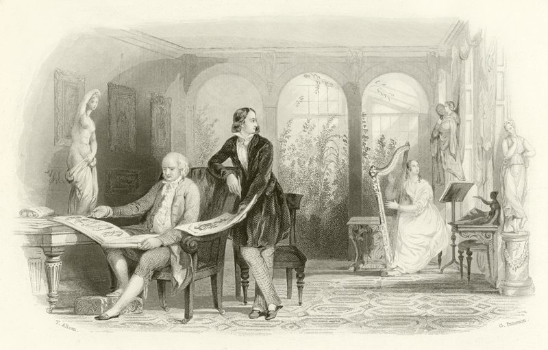 Wczesne sny miłości autorstwa Thomas Allom