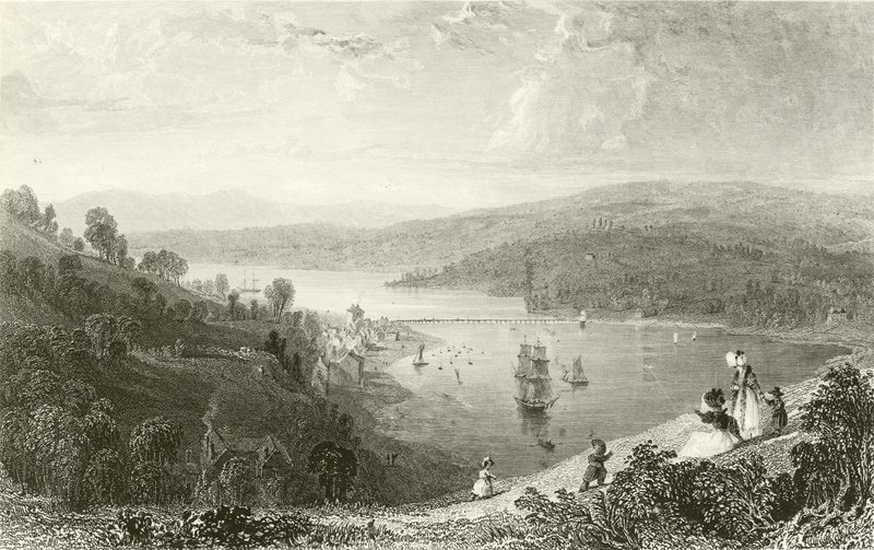 Teignmouth, z Ness autorstwa Thomas Allom