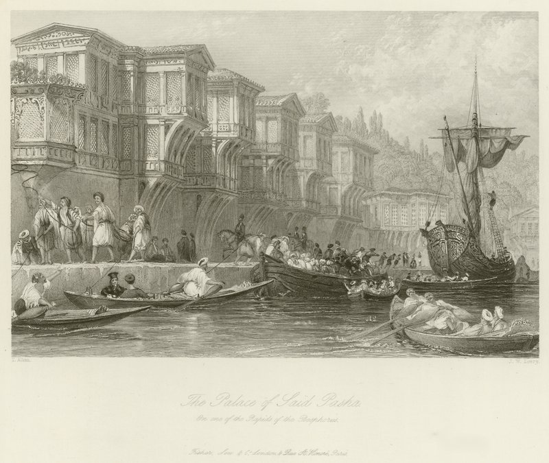 Pałac Saida Paszy autorstwa Thomas Allom