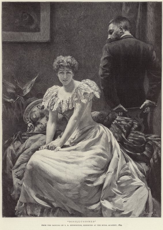Rozczarowany, autorstwa Thomasa Benjamina Kenningtona autorstwa Thomas Benjamin Kennington