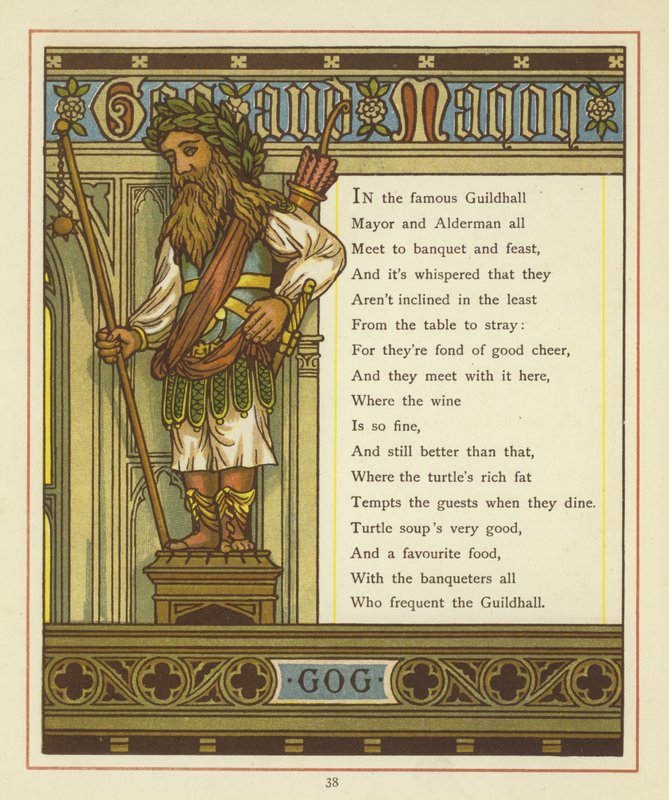 Gog i Magog autorstwa Thomas Crane