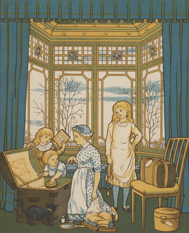 Londyn: pakowanie (kolor lito) autorstwa Thomas Crane