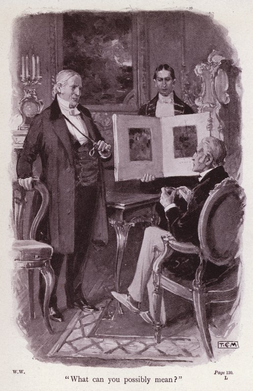 Ilustracja do Kobieta w bieli autorstwa Wilkie Collins (lito) autorstwa Thomas Eyre Macklin
