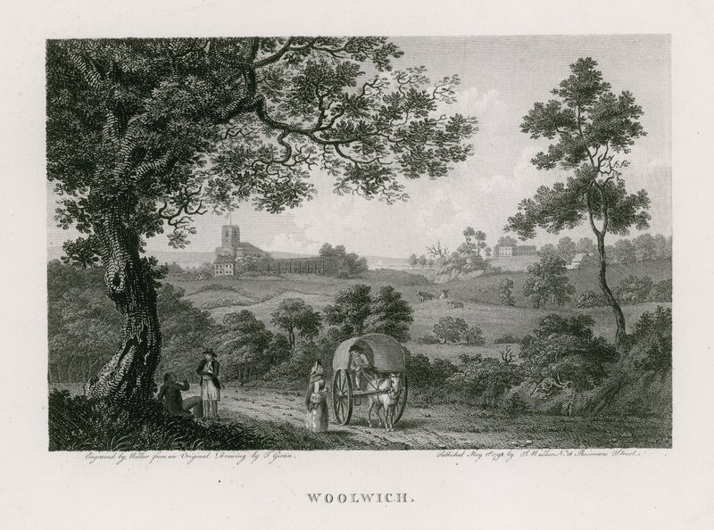 Widok na Woolwich autorstwa Thomas Girtin