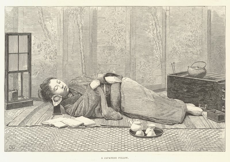 Japońska Poduszka autorstwa Thomas Harrington Wilson