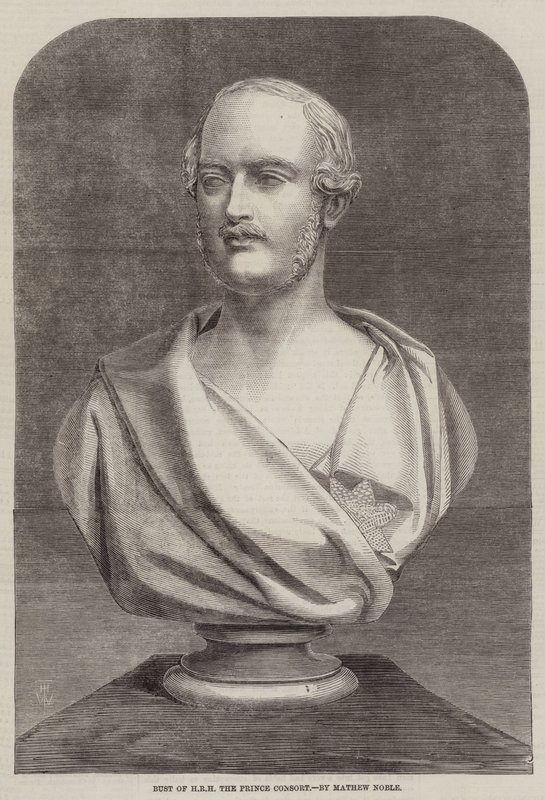Popiersie JKW Księcia Małżonka, autorstwa Mathew Noble autorstwa Thomas Harrington Wilson