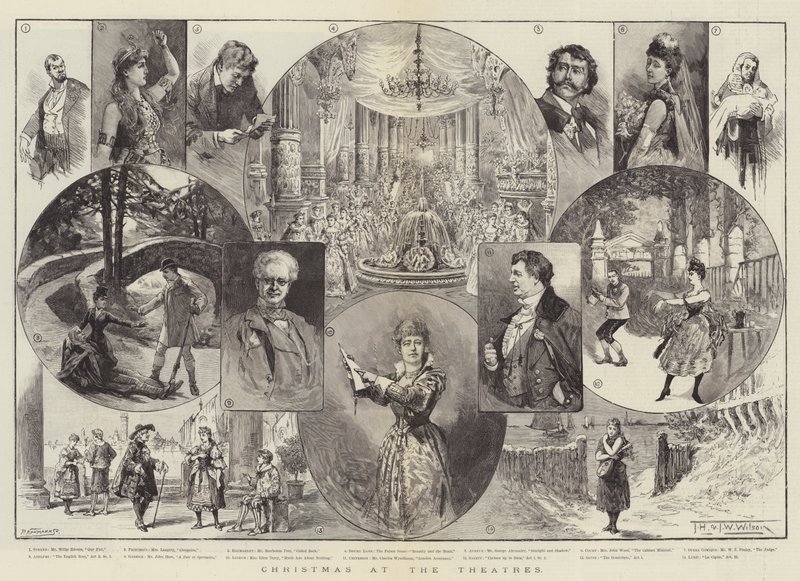 Boże Narodzenie w teatrach autorstwa Thomas Harrington Wilson