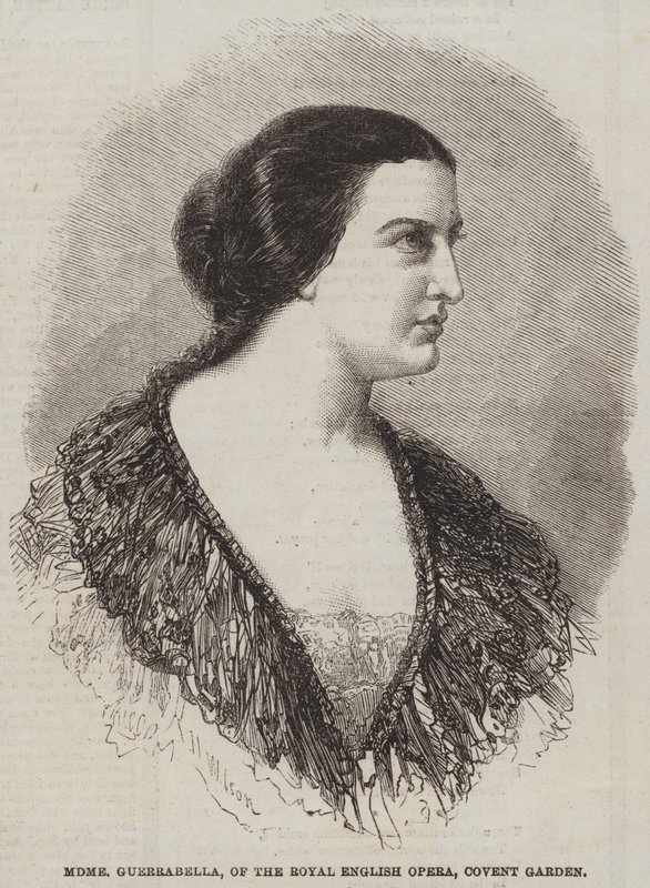 Madame Guerrabella z Royal English Opera w Covent Garden autorstwa Thomas Harrington Wilson