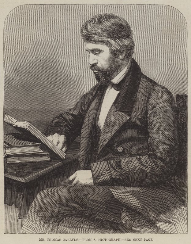 Pan Thomas Carlyle autorstwa Thomas Harrington Wilson