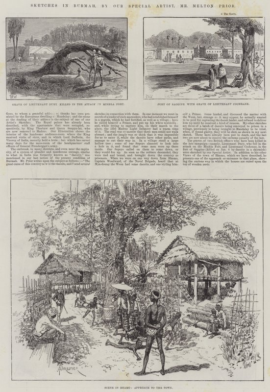 Szkice w Birmie autorstwa Thomas Harrington Wilson