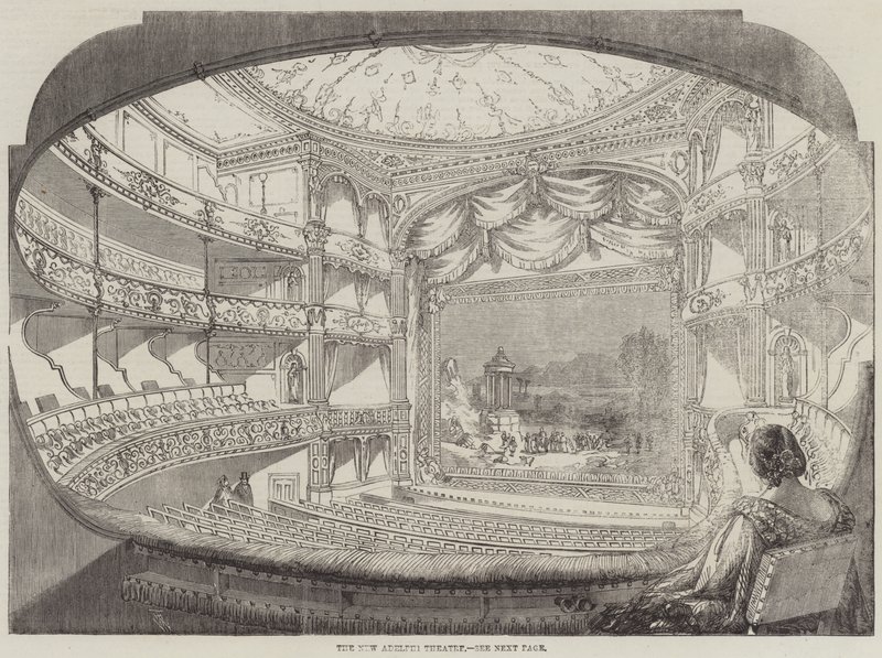 Teatr New Adelphi autorstwa Thomas Harrington Wilson