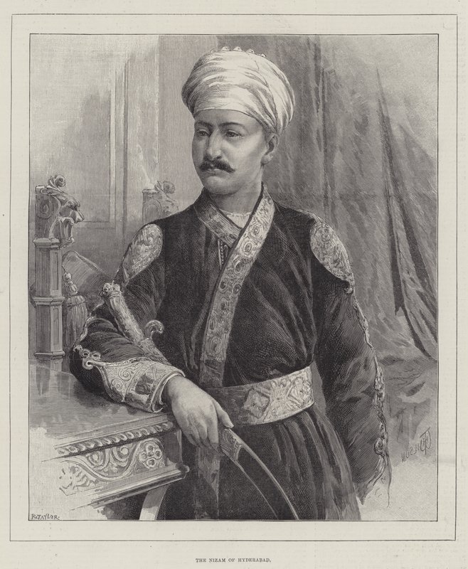 Nizam Hajdarabadu autorstwa Thomas Harrington Wilson