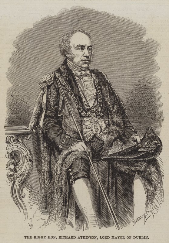 Szanowny Richard Atkinson, burmistrz Dublina autorstwa Thomas Harrington Wilson