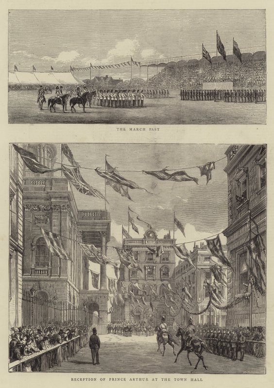 Królewska wizyta w Liverpoolu autorstwa Thomas Harrington Wilson