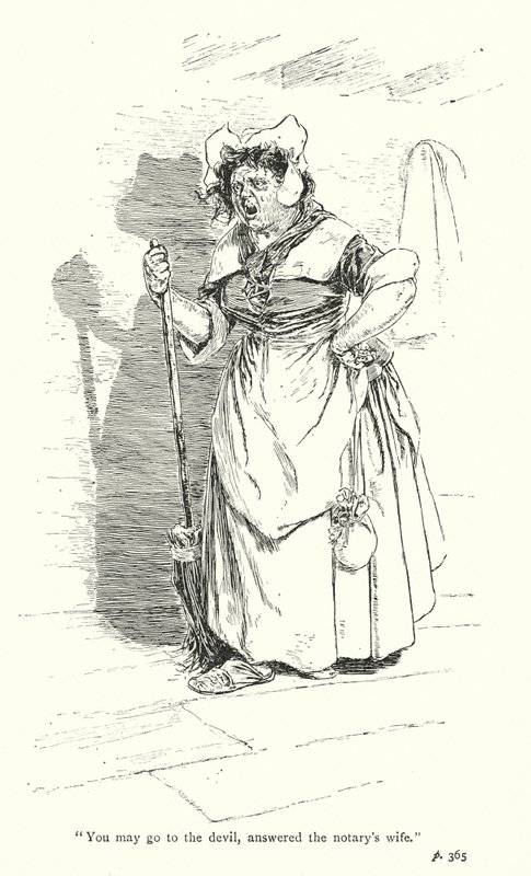 Ilustracja do Podróży sentymentalnej Laurence