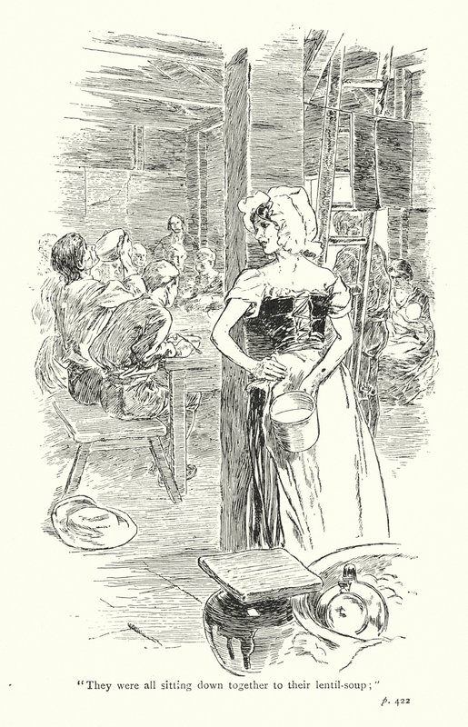 Ilustracja do Podróży sentymentalnej Laurence