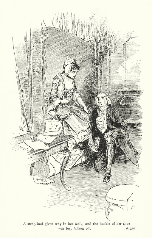 Ilustracja do Podróży sentymentalnej Laurence