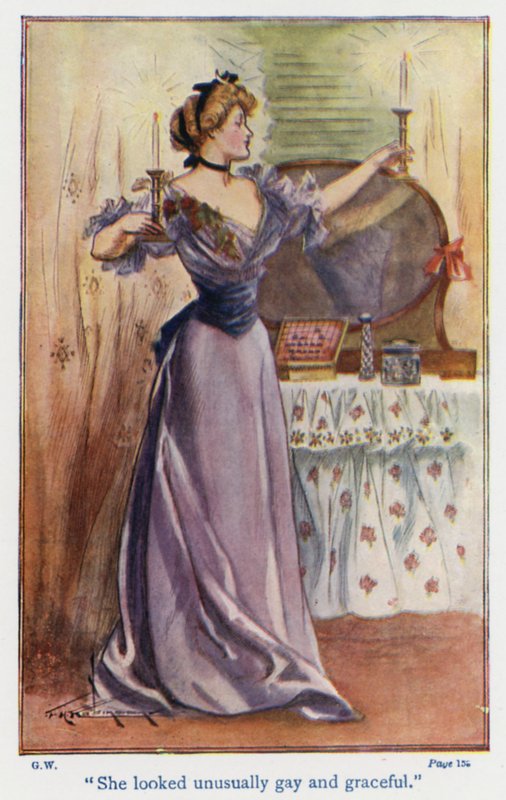 Ilustracja do Good Wives autorstwa Louisy M. Alcott (kolorowa litografia) autorstwa Thomas Heath Robinson