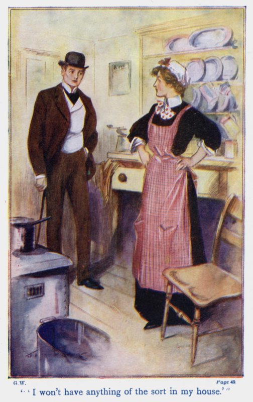 Ilustracja do Good Wives autorstwa Louisy M. Alcott (kolorowa litografia) autorstwa Thomas Heath Robinson