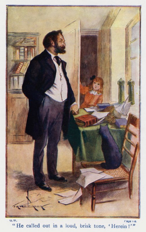 Ilustracja do Good Wives autorstwa Louisy M. Alcott (kolorowa litografia) autorstwa Thomas Heath Robinson