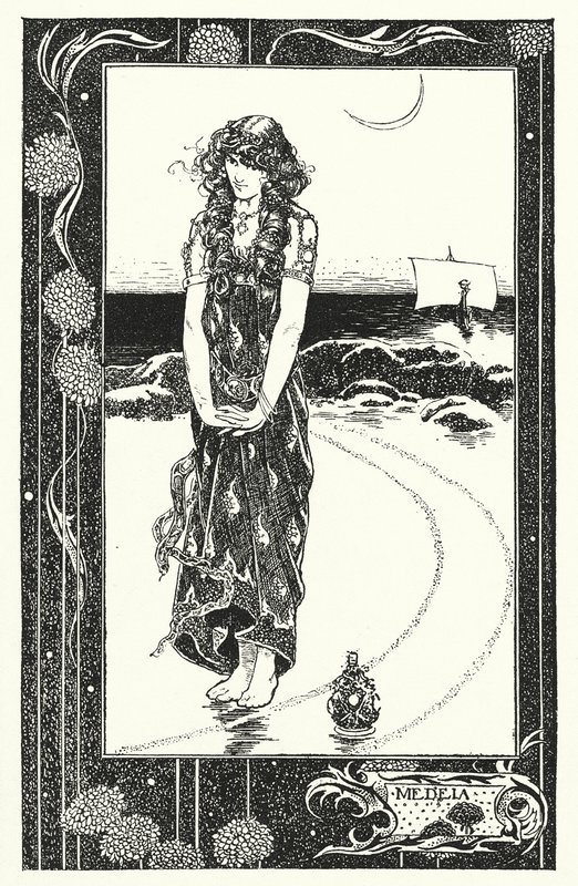 Medea (litografia) autorstwa Thomas Heath Robinson