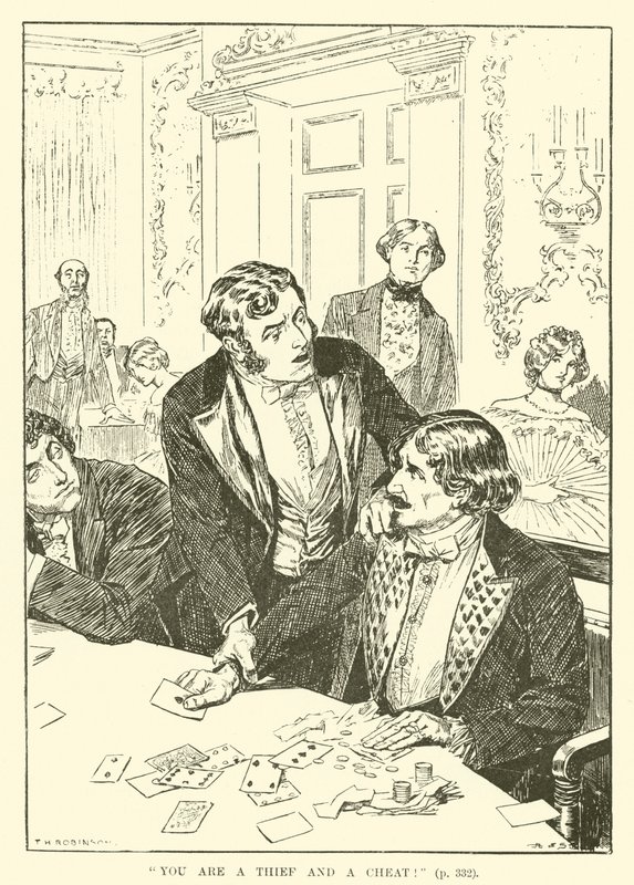 Jesteś złodziejem i oszustem! (grawerunek) autorstwa Thomas Heath Robinson