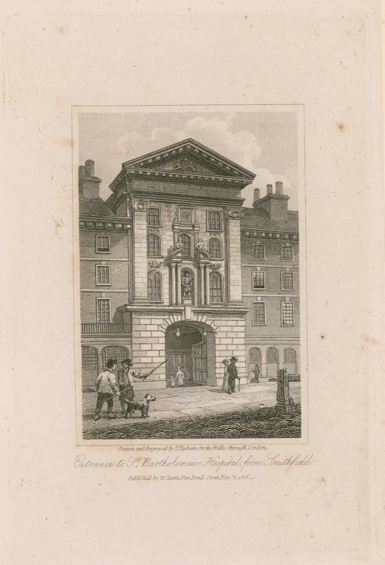 Szpital św Bartłomieja, Smithfield. autorstwa Thomas Higham