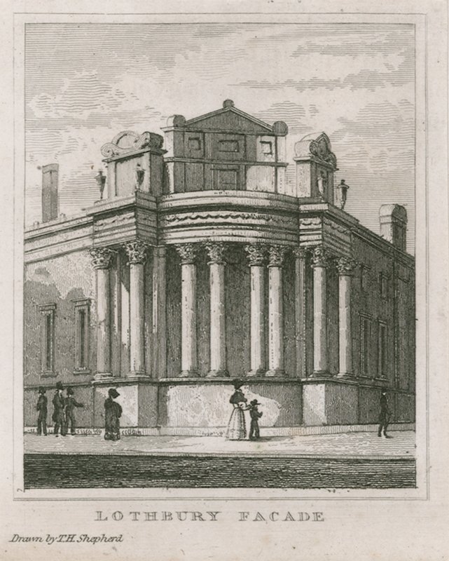 Bank of England, fronty Sir Johna Soane