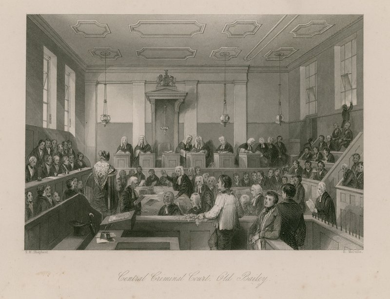Centralny Sąd Karny, Stare Bailey autorstwa Thomas Hosmer Shepherd