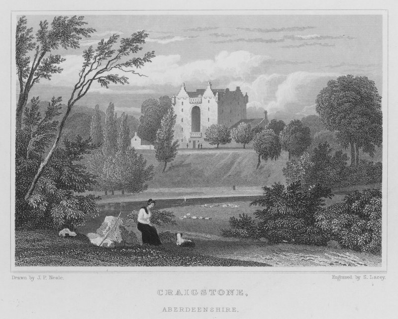 Craigstone, Aberdeenshire (grawerowanie) autorstwa Thomas Hosmer Shepherd