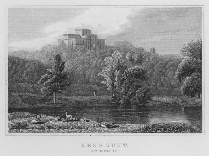 Kenmount, Dumfriesshire (grawerowanie) autorstwa Thomas Hosmer Shepherd