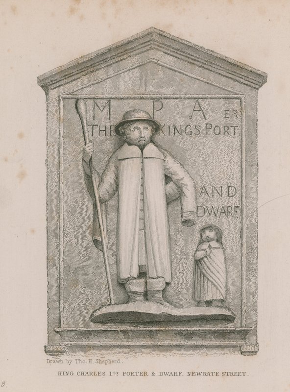 Król Karol 1. portier i karzeł autorstwa Thomas Hosmer Shepherd